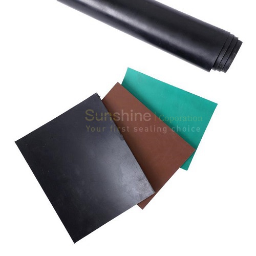 75 الشاطئ أ أسود FKM Viton Rubber Gasket Sheets