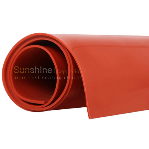 Commercial Grade أحمر Silicone Rubber Gasket Sheets