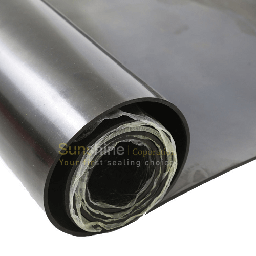 أسود Hypalon Rubber Sheet