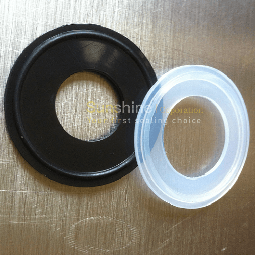 سيليكون Sanitary Tri-clamp Gaskets