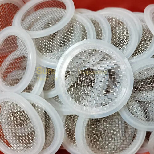 Silicone ثلاثي صحيclamp Screen Gaskets